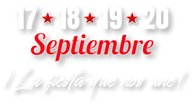 17, 18, 19 y 20 de septiembre